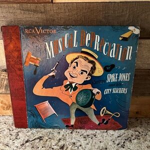 RCA Victor Spike Jones Musical Depreciation Vinyl - book of 5 albums